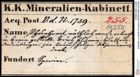 Etiketten zu Apatit-Phosphrit (NHMW-MIN-As256)